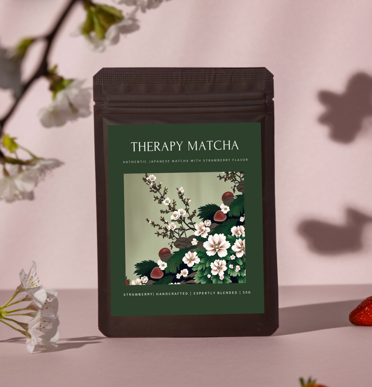 STRAWBERRY MATCHA 50 GRAMS